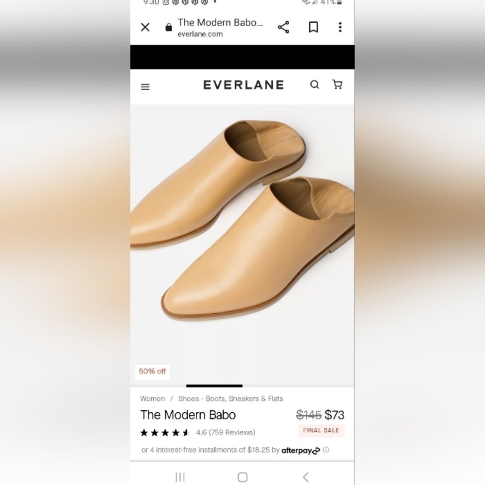 Everlane modern babo flat 9